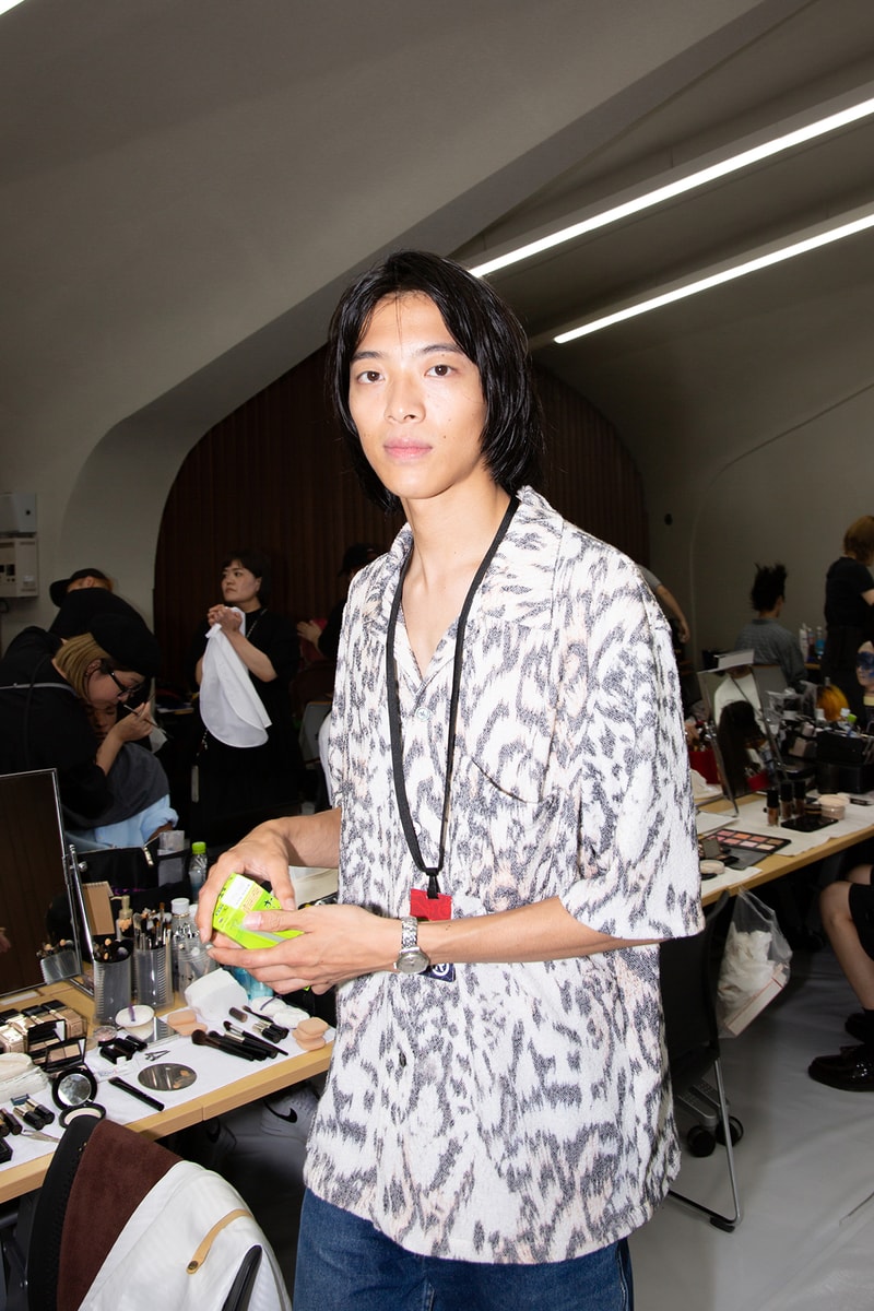ア・ベイシング・エイプ 国内初ランウェイショーのバックステージに潜入 A BATHING APE®︎ 2024 spring summer collection backstage rakuten fashion week tokyo