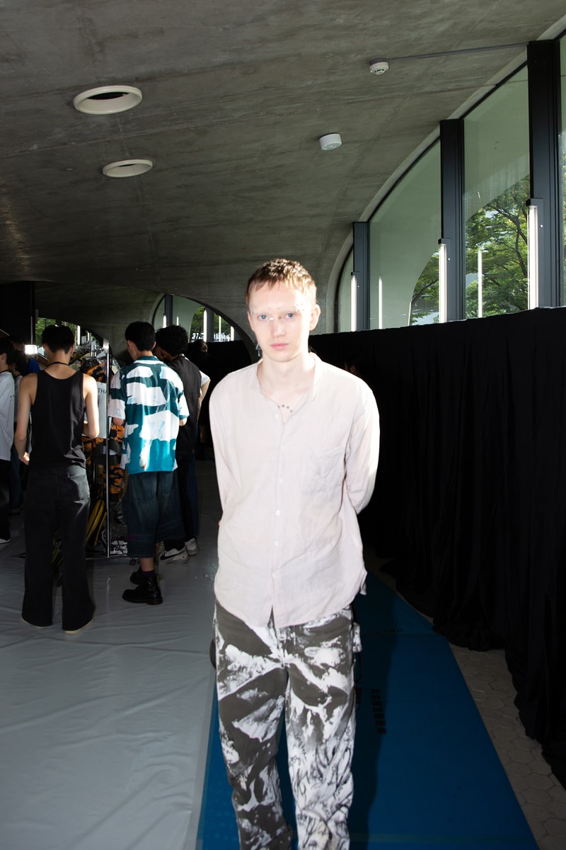 ア・ベイシング・エイプ 国内初ランウェイショーのバックステージに潜入 A BATHING APE®︎ 2024 spring summer collection backstage rakuten fashion week tokyo
