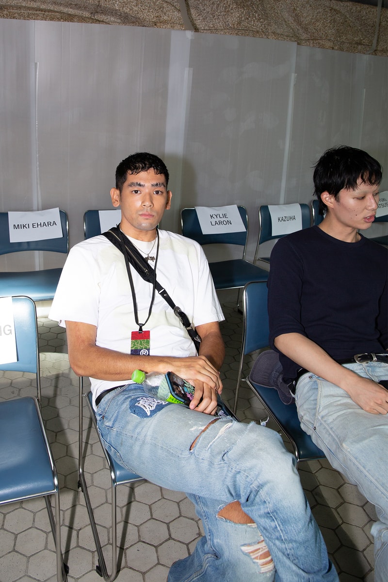 ア・ベイシング・エイプ 国内初ランウェイショーのバックステージに潜入 A BATHING APE®︎ 2024 spring summer collection backstage rakuten fashion week tokyo