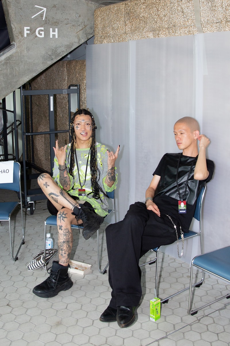 ア・ベイシング・エイプ 国内初ランウェイショーのバックステージに潜入 A BATHING APE®︎ 2024 spring summer collection backstage rakuten fashion week tokyo