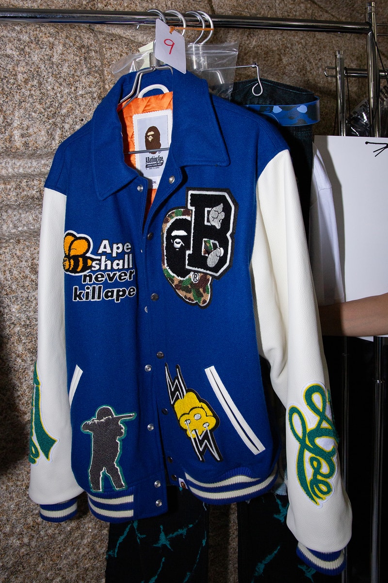 ア・ベイシング・エイプ 国内初ランウェイショーのバックステージに潜入 A BATHING APE®︎ 2024 spring summer collection backstage rakuten fashion week tokyo
