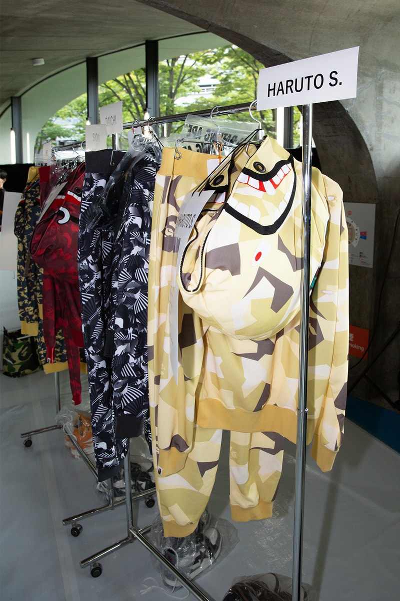 ア・ベイシング・エイプ 国内初ランウェイショーのバックステージに潜入 A BATHING APE®︎ 2024 spring summer collection backstage rakuten fashion week tokyo