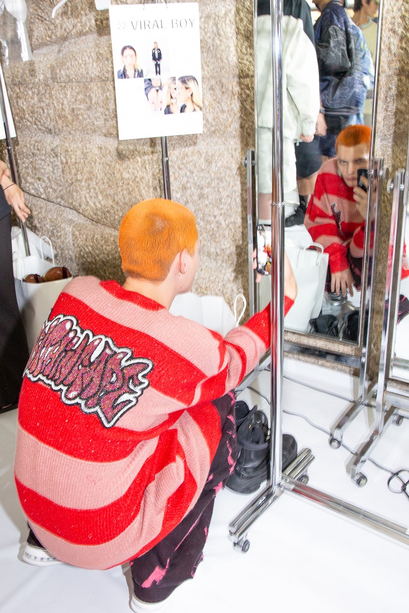 ア・ベイシング・エイプ 国内初ランウェイショーのバックステージに潜入 A BATHING APE®︎ 2024 spring summer collection backstage rakuten fashion week tokyo