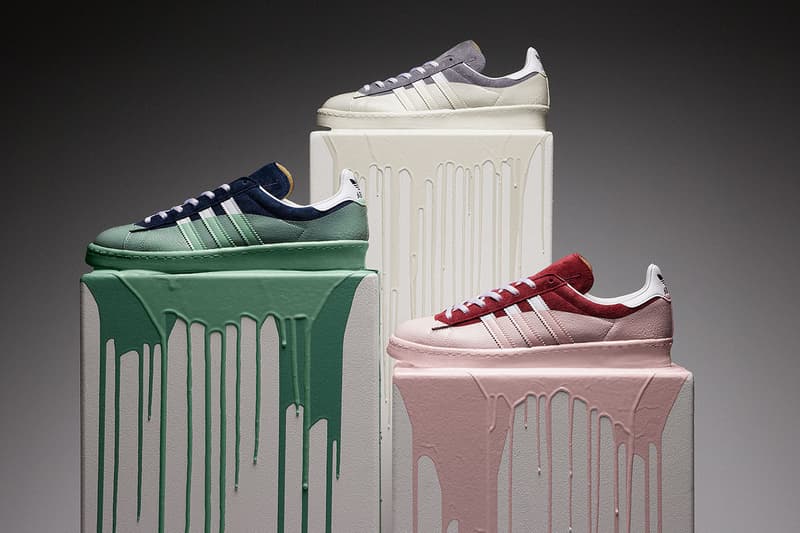 adidas Originals がアート作品のようなカリ・デウィットとのコラボ Campus 80s を発売