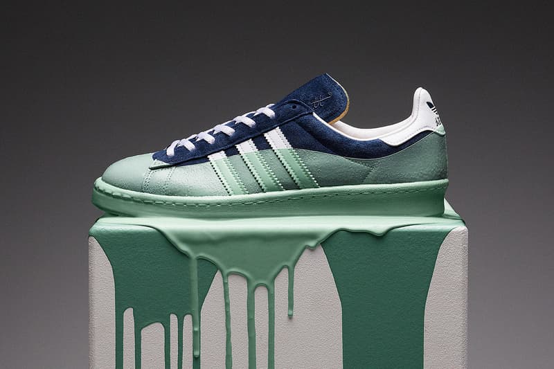 adidas Originals がアート作品のようなカリ・デウィットとのコラボ Campus 80s を発売