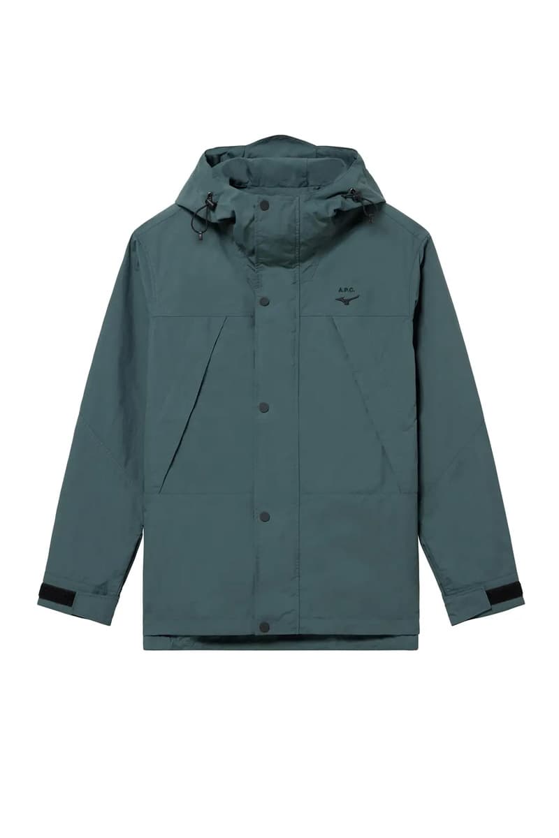 アーペーセーがミズノとのコラボマウンテンジャケットを発売 A.P.C. x Mizuno Parka Montagne Japan Only Mountain Jacket Collaboration Release Info