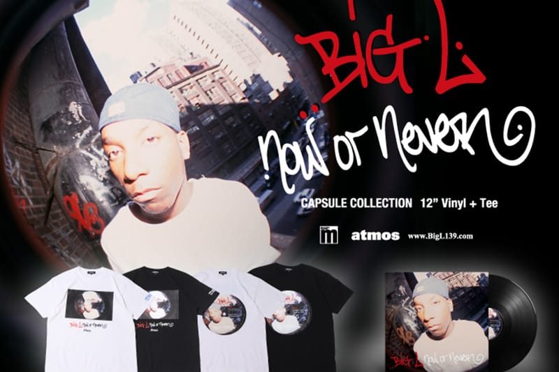 atmos x Manhattan Records から伝説のラッパー Big L のカプセルコレクションが登場