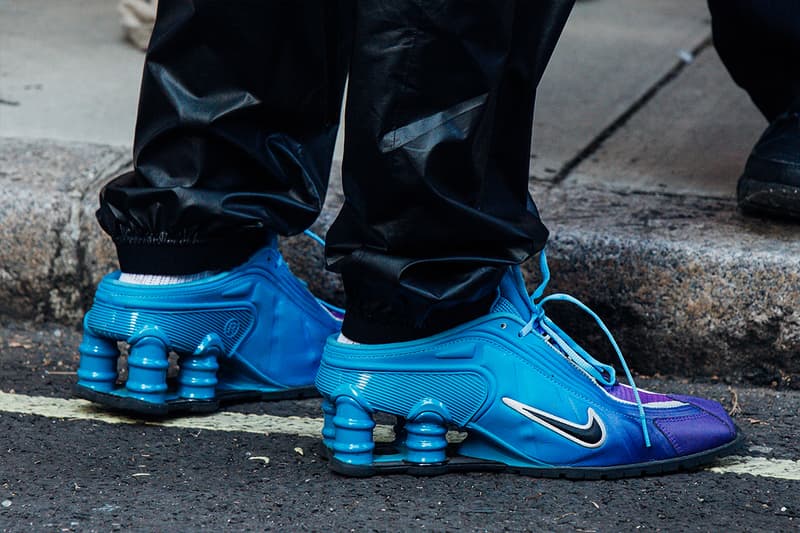 2024年春夏ロンドン・ファッションウィークにおけるフットウェアのトレンドをチェック Best Footwear Trends at London Fashion Week SS24 nike martine rose shox ancuta sarca collaborations nike dunk high ancuta sarca