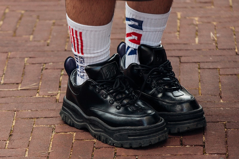 2024年春夏ロンドン・ファッションウィークにおけるフットウェアのトレンドをチェック Best Footwear Trends at London Fashion Week SS24 nike martine rose shox ancuta sarca collaborations nike dunk high ancuta sarca