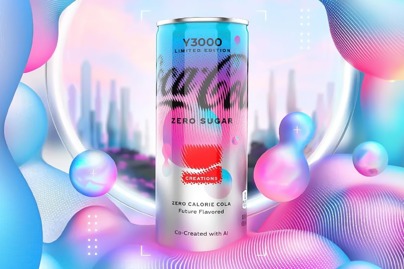 コカ・コーラが AI と共同開発した“未来の味”のコーラを発表 Coca-Cola Has Launched New AI-Created Flavor coca-cola y3000 zero sugar artificial intelligence