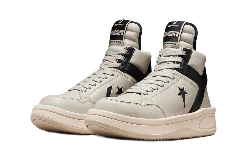 リックオウエンス ダークシャドウxコンバースによる最新コラボフットウェアが発売 Converse x Rick Owens DRKSHDW TURBOWPN Release Info