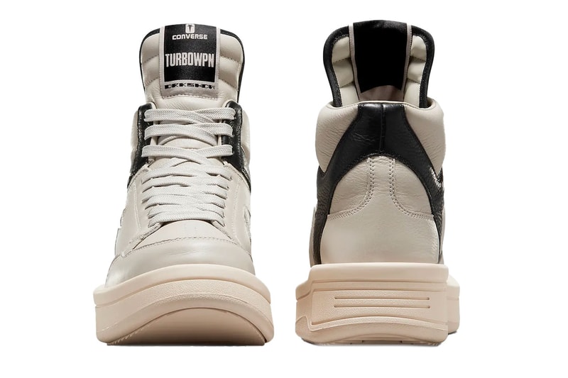 リックオウエンス ダークシャドウxコンバースによる最新コラボフットウェアが発売 Converse x Rick Owens DRKSHDW TURBOWPN Release Info