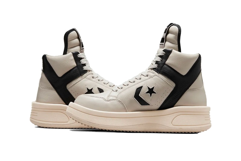 リックオウエンス ダークシャドウxコンバースによる最新コラボフットウェアが発売 Converse x Rick Owens DRKSHDW TURBOWPN Release Info