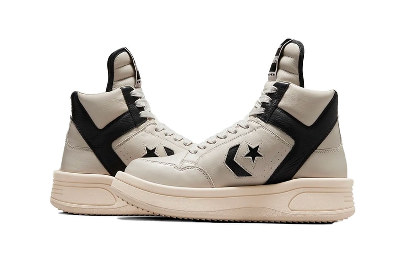 リックオウエンス ダークシャドウxコンバースによる最新コラボフットウェアが発売 Converse x Rick Owens DRKSHDW TURBOWPN Release Info