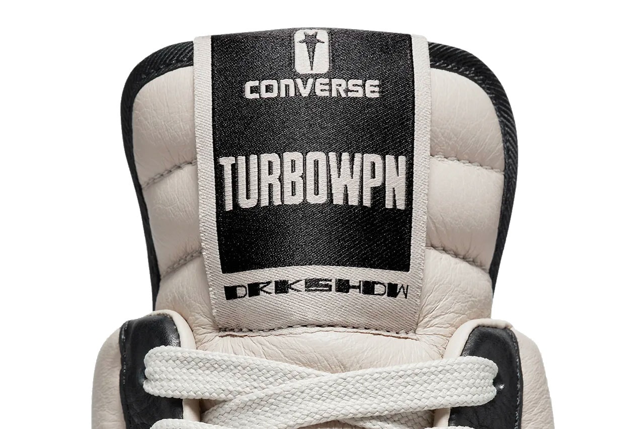 リックオウエンス ダークシャドウxコンバースによる最新コラボフットウェアが発売 Converse x Rick Owens DRKSHDW TURBOWPN Release Info