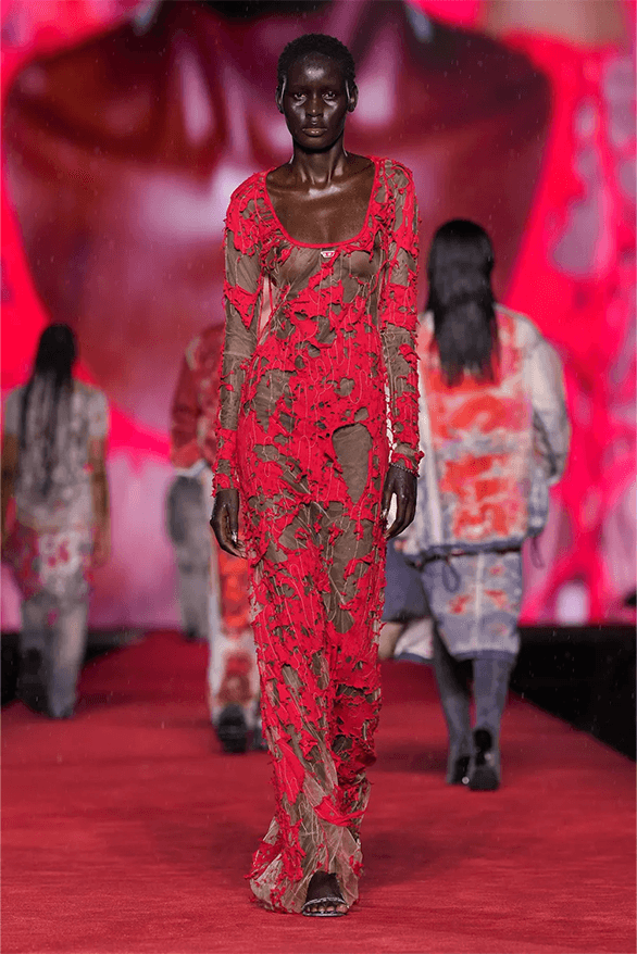 ディーゼル2024年春夏コレクション Diesel Spring Summer 2024 Milan Fashion Week denim menswear womenswear Glenn Martens runway