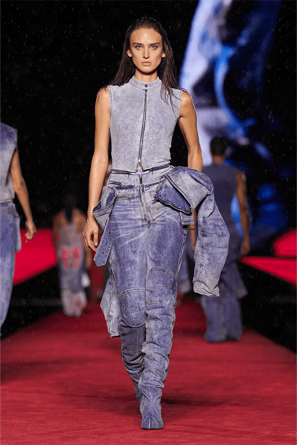 ディーゼル2024年春夏コレクション Diesel Spring Summer 2024 Milan Fashion Week denim menswear womenswear Glenn Martens runway