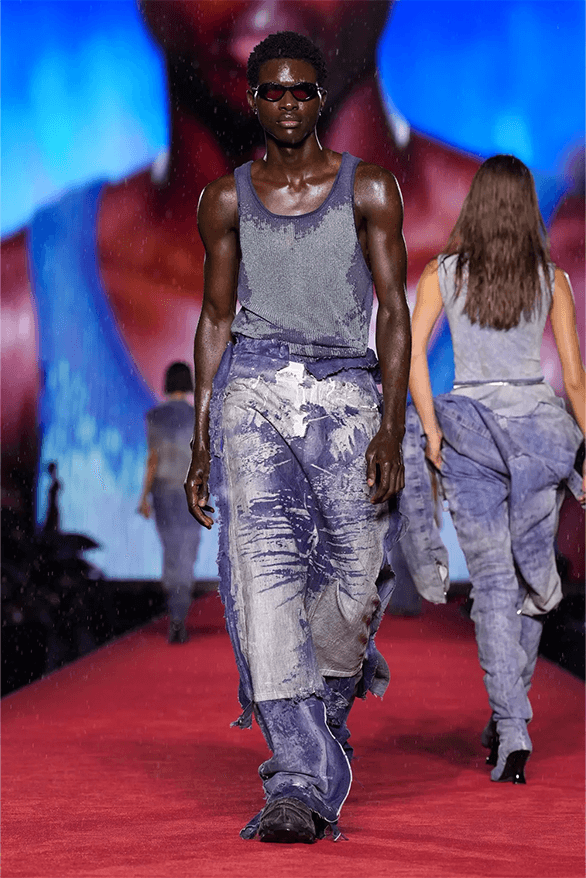 ディーゼル2024年春夏コレクション Diesel Spring Summer 2024 Milan Fashion Week denim menswear womenswear Glenn Martens runway