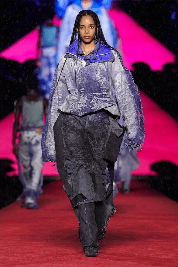 ディーゼル2024年春夏コレクション Diesel Spring Summer 2024 Milan Fashion Week denim menswear womenswear Glenn Martens runway