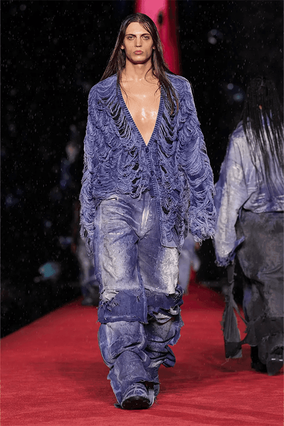 ディーゼル2024年春夏コレクション Diesel Spring Summer 2024 Milan Fashion Week denim menswear womenswear Glenn Martens runway