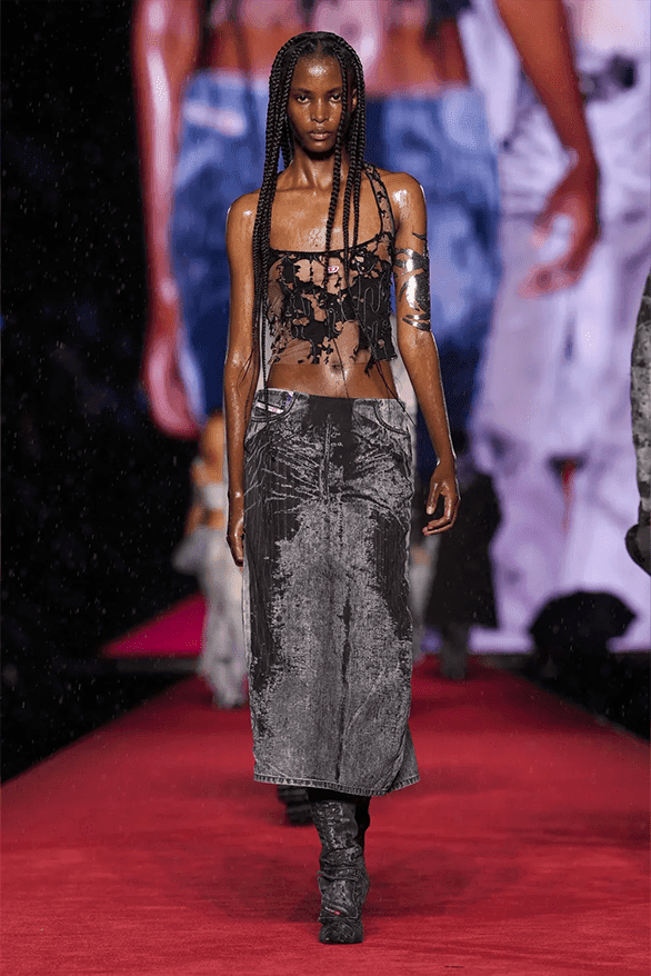 ディーゼル2024年春夏コレクション Diesel Spring Summer 2024 Milan Fashion Week denim menswear womenswear Glenn Martens runway