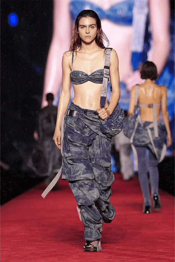 ディーゼル2024年春夏コレクション Diesel Spring Summer 2024 Milan Fashion Week denim menswear womenswear Glenn Martens runway