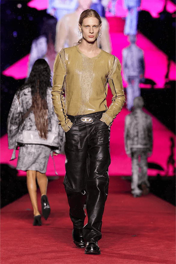 ディーゼル2024年春夏コレクション Diesel Spring Summer 2024 Milan Fashion Week denim menswear womenswear Glenn Martens runway