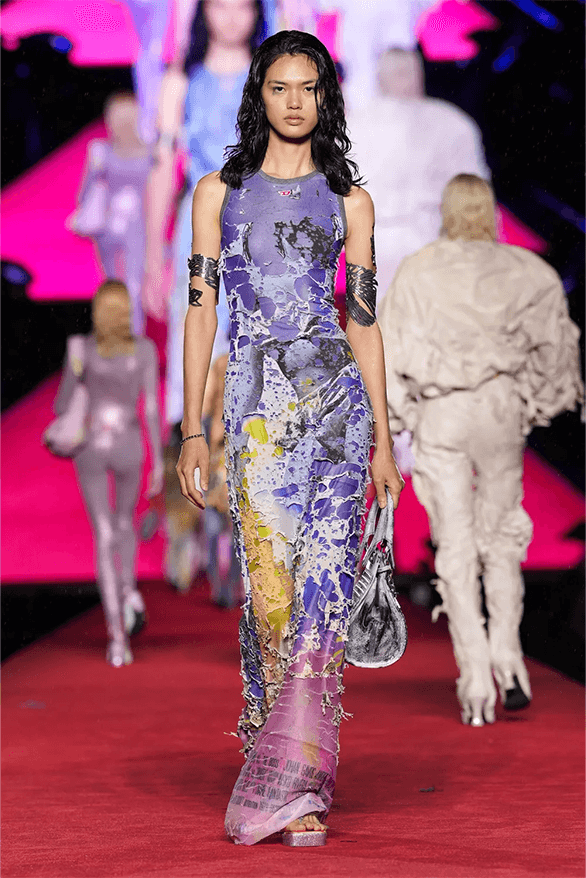 ディーゼル2024年春夏コレクション Diesel Spring Summer 2024 Milan Fashion Week denim menswear womenswear Glenn Martens runway