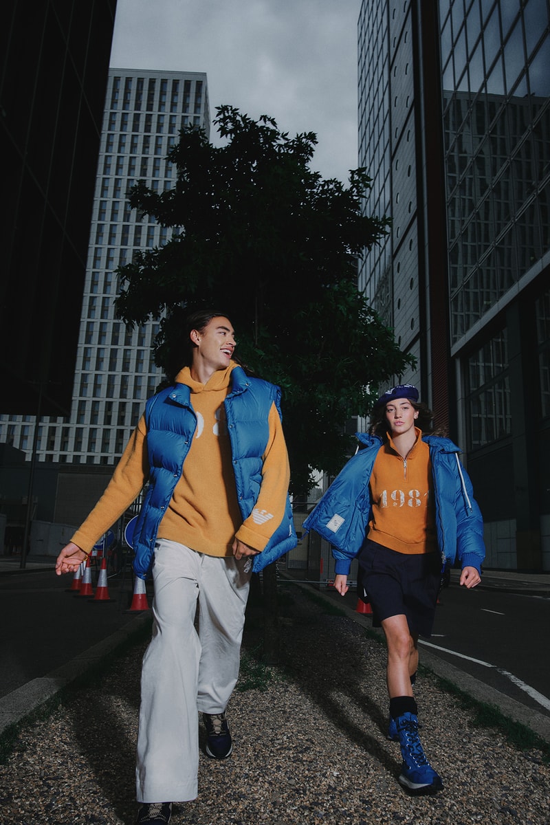 エンポリオ アルマーニから都市と海の環境にフォーカスした最新コレクションがリリース emporio armani nature brings us together city symbiosis connection sustainable fall winter 2023 ocean bio materials envionmentally friendly 