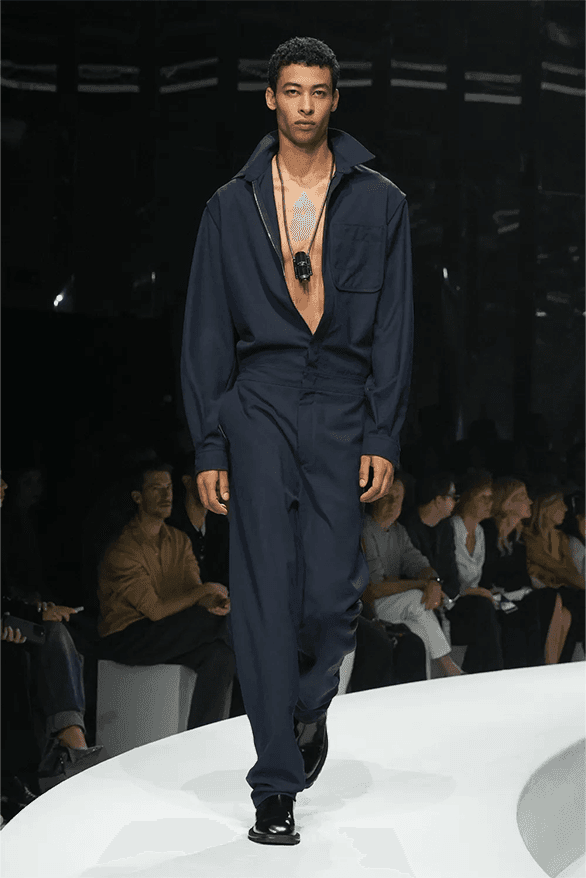 フェラーリ 2024年春夏コレクション Ferrari Spring Summer 2024 Milan Fashion Week menswear womenswear Rocco Iannone runway