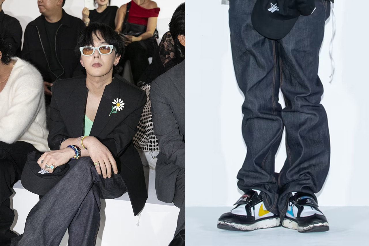 G-DRAGON が PEACEMINUSONE x Nike KWONDO1 の未発売モデルを着用