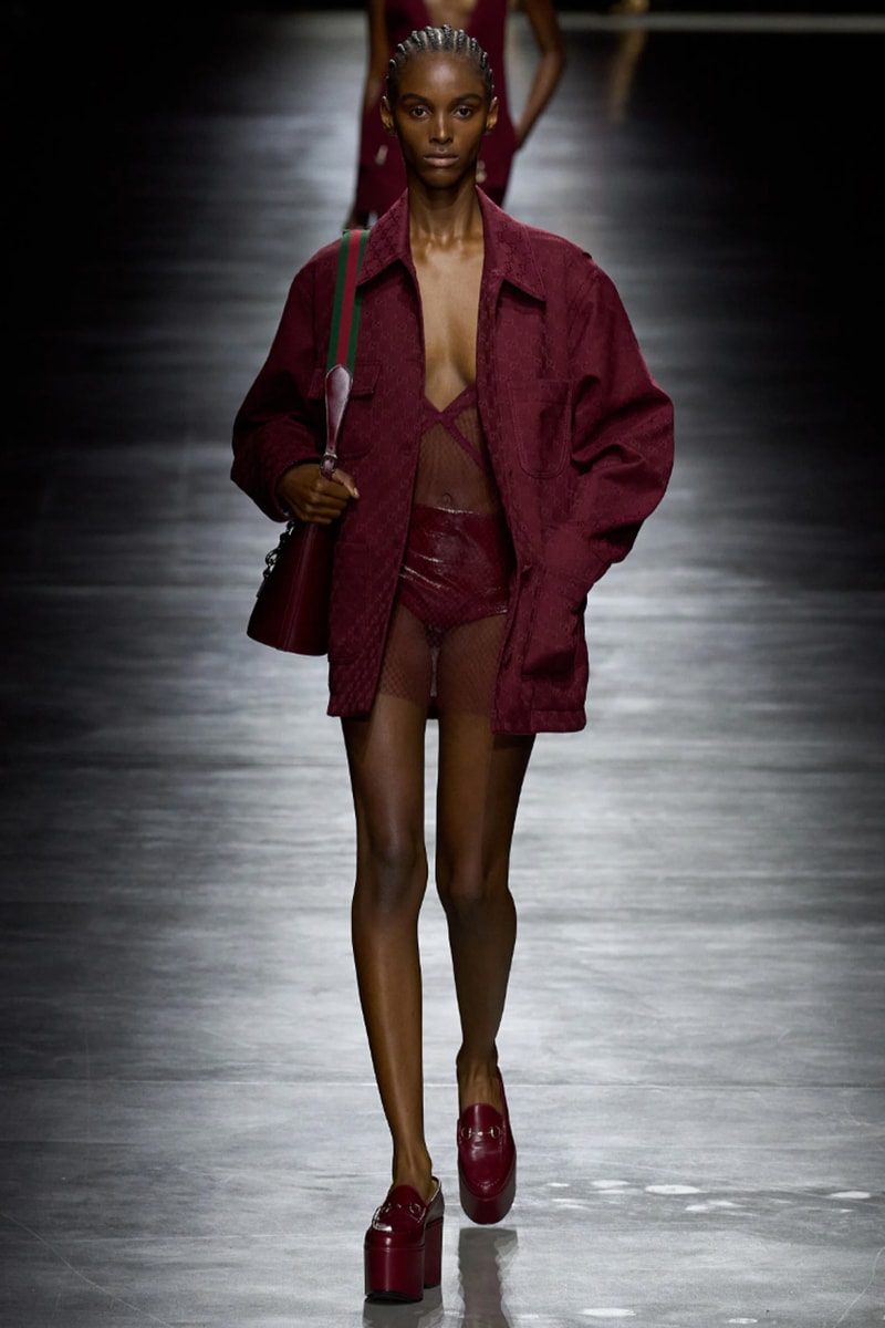 グッチ2024年春夏ウィメンズコレクション Gucci Spring Summer 2024 Milan Fashion Week menswear womenswear Sabato De Sarno debut runway