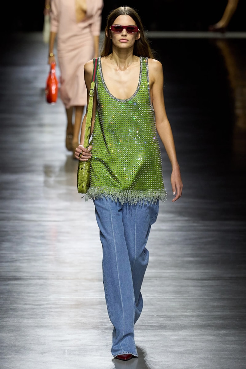 グッチ2024年春夏ウィメンズコレクション Gucci Spring Summer 2024 Milan Fashion Week menswear womenswear Sabato De Sarno debut runway