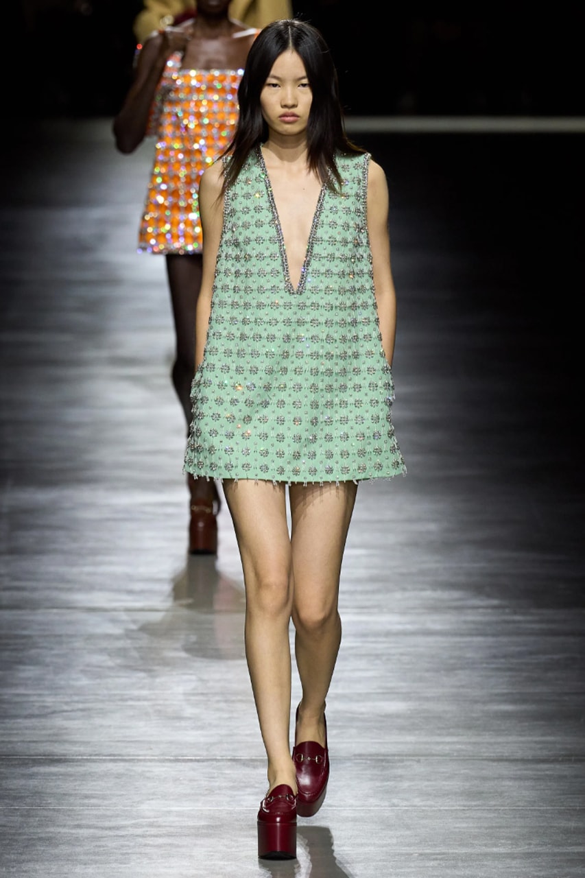 グッチ2024年春夏ウィメンズコレクション Gucci Spring Summer 2024 Milan Fashion Week menswear womenswear Sabato De Sarno debut runway