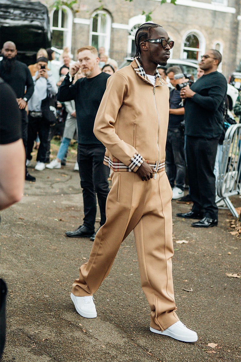 Streetstyle : ロンドン・ファッションウィーク 2024年春夏 London Fashion Week Street Style SS24 burberry jw anderson mowalola mains skepta burna boy daniel lee