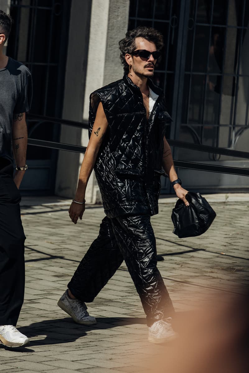 ストリートスタイル : ミラノ・ファッションウィーク 2024年春夏 Milan Fashion Week SS24 Street Style prada versace bottega veneta gucci dolce & gabbana ferragamo diesel