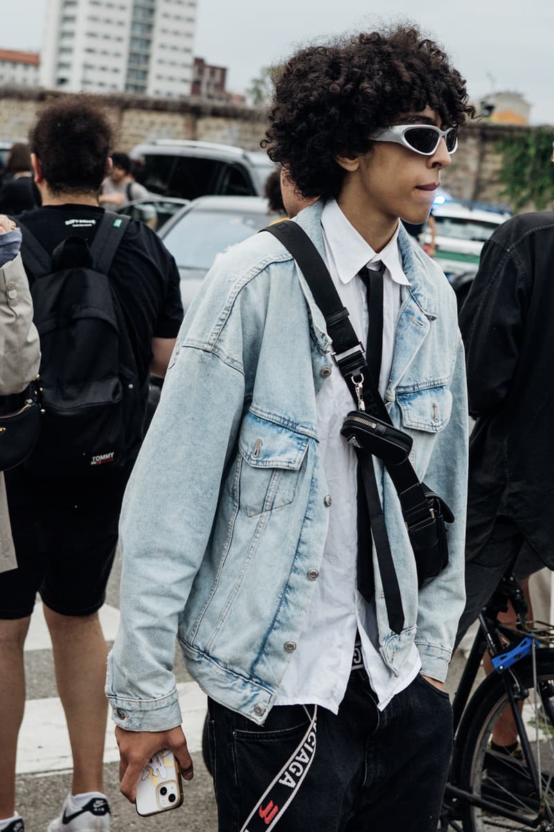 ストリートスタイル : ミラノ・ファッションウィーク 2024年春夏 Milan Fashion Week SS24 Street Style prada versace bottega veneta gucci dolce & gabbana ferragamo diesel