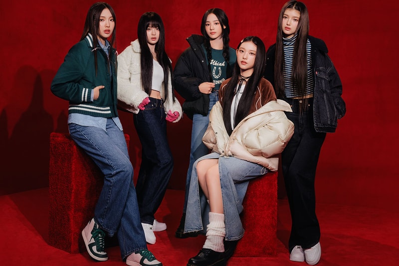 ニュージーンズがリーバイス®の2023年秋冬シーズンキャンペーンに登場 newjeans levis 2023 fall winter campaign appearance info