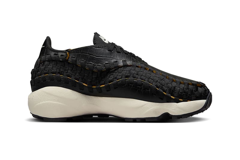 ナイキエアフットスケープウーブンから高級感溢れるブラッククロコ”が登場 nike air footscape woven black croc FQ8129 010 release date info store list buying guide photos price 