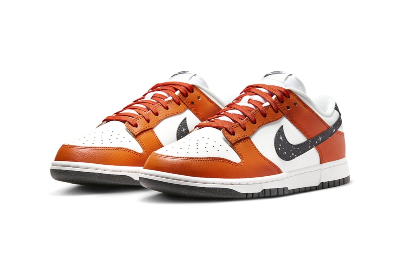 ナイキ ダンクローから星降る夜を表現したスターリースウッシュが登場 Nike Dunk Low Starry Swoosh FV6909-800 Release Info