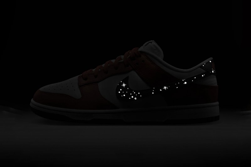 ナイキ ダンクローから星降る夜を表現したスターリースウッシュが登場 Nike Dunk Low Starry Swoosh FV6909-800 Release Info