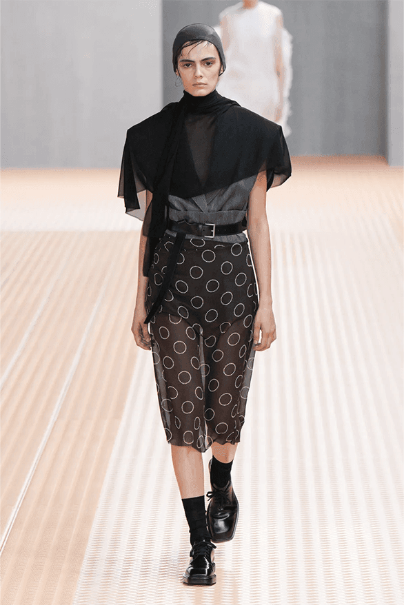 プラダ2024年春夏ウィメンズコレクション Prada Spring Summer 2024 Milan Fashion Week menswear womenswear Raf Simons Miuccia Prada runway