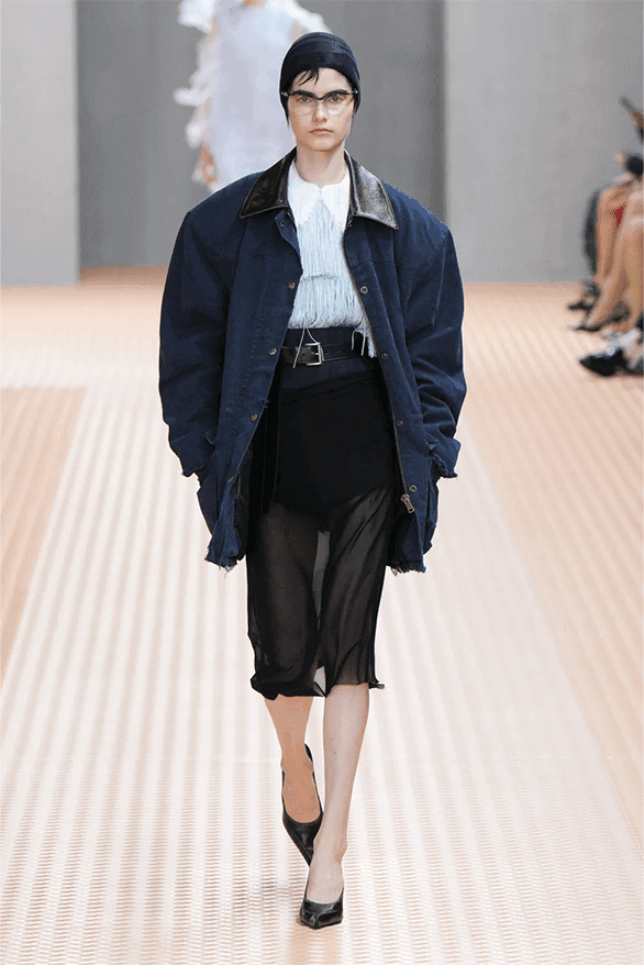 プラダ2024年春夏ウィメンズコレクション Prada Spring Summer 2024 Milan Fashion Week menswear womenswear Raf Simons Miuccia Prada runway