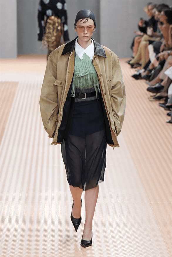 プラダ2024年春夏ウィメンズコレクション Prada Spring Summer 2024 Milan Fashion Week menswear womenswear Raf Simons Miuccia Prada runway