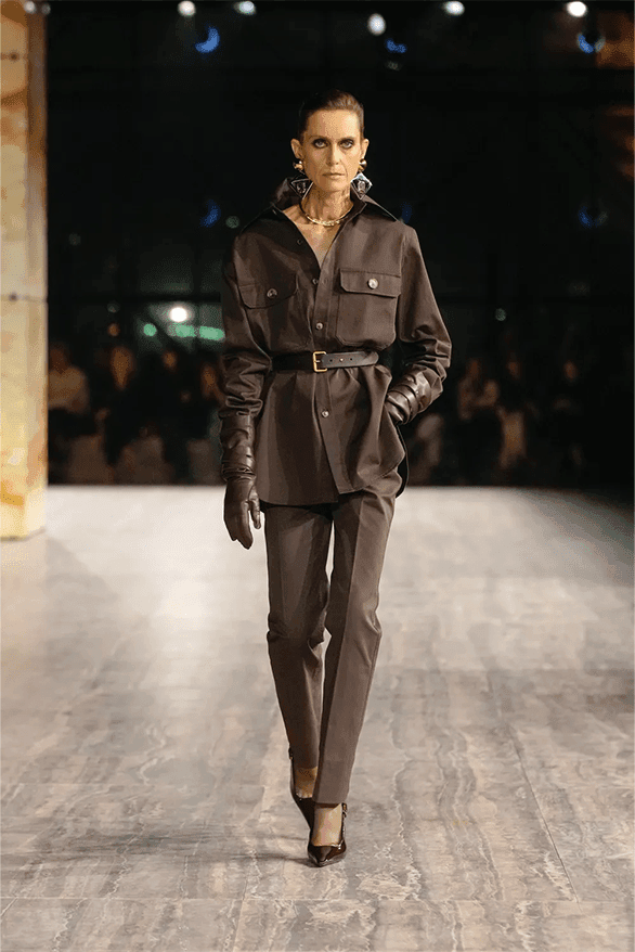 サンローラン 2024年春夏コレクション Saint Laurent Spring Summer 2024 Paris Fashion Week Anthony Vaccarello menswear womenswear runways