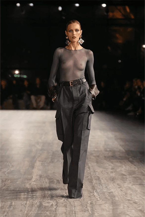 サンローラン 2024年春夏コレクション Saint Laurent Spring Summer 2024 Paris Fashion Week Anthony Vaccarello menswear womenswear runways