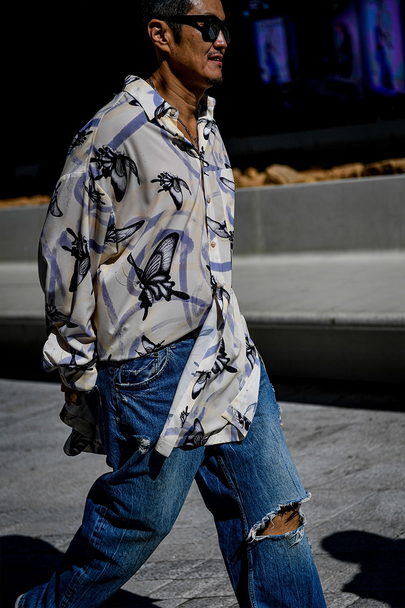ストリートスタイル:ソウル・ファッションウィーク・メンズ 2024年春夏 Seoul Fashion Week SS24 Street Style Spring summer 2024 menswear street style casual wear t-shirts oversized pants denim wear new jeans
