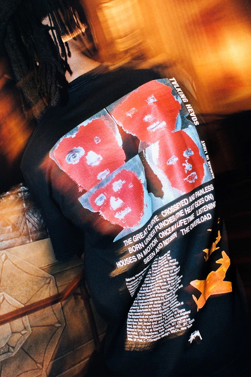 ステューシー & トーキング・ヘッズによるコラボカプセルコレクションの全貌が解禁  STÜSSY & Talking Heads collaboration fall 2023 release info