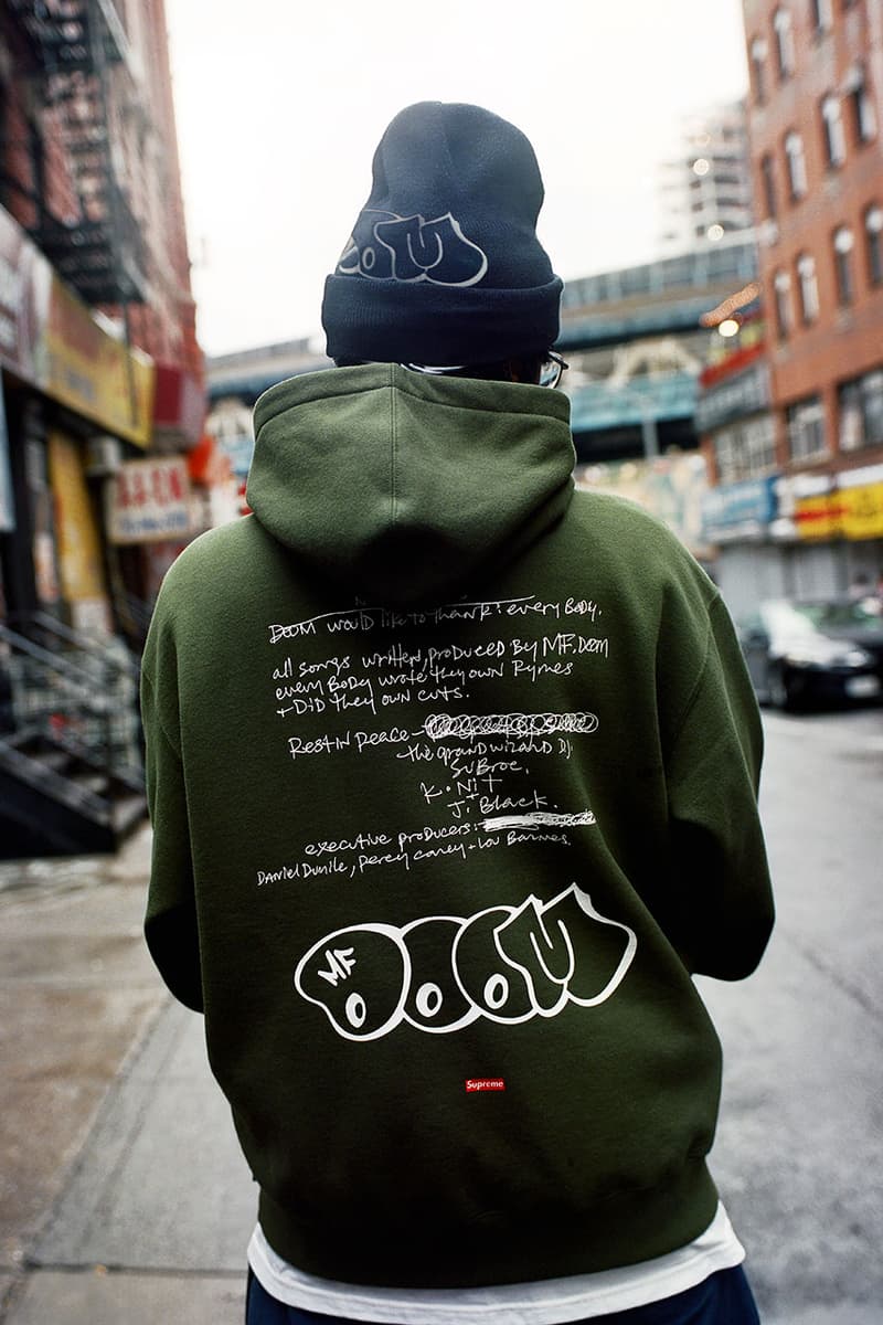 Supreme が伝説の鬼才ラッパー MF DOOM とのコラボコレクションを発表