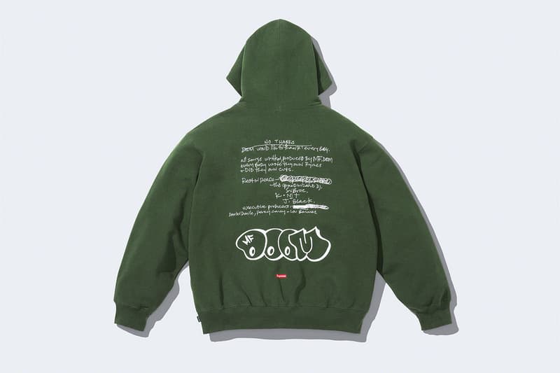 Supreme が伝説の鬼才ラッパー MF DOOM とのコラボコレクションを発表